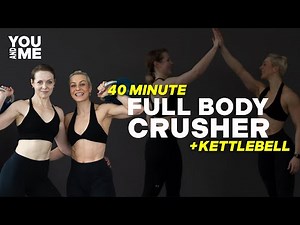 40 MIN FULL BODY KETTLEBELL WORKOUT | Or Dumbbell | 2 Circuits | Strength + Conditioning | You & Me