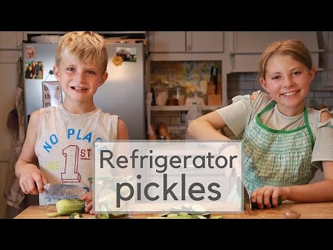 How to Make Sweet & Crispy Refrigerator Pickles