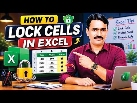 How to Lock Cells in Microsoft Excel | Protect Formula & Data in Excel