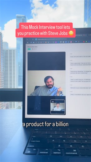 2.6K views | What if your next job interview was with Steve Jobs?  Our AI mock interview tool lets you practice with legends—so you’re ready for anything.  Tag a friend who needs this.  ⸻ #Career #InterviewTips #JobSearch #CareerGrowth #AItools #MockInterview #FutureOfWork #TechTools #JobInterview #StartupLife #CareerAdvice #AI | Final Round AI | Facebook