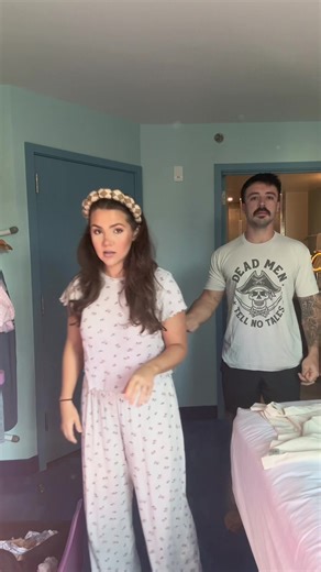 Fingers crossed for stroller nap time 🤞#hunteranddevin #family #disney #couple