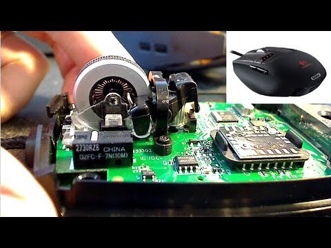 Logitech G9 / G9X Disassembly / Repair - Shorted Cable