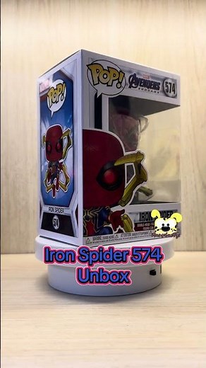 Review - unbox Funko Pop! Iron Spider 574 #marsupilamitoys #funko #funkopop #spiderman #marvel