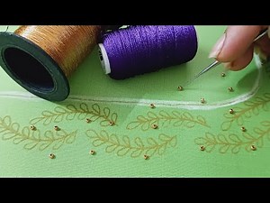 Aari Work Blouse 157 | Simple Aari Blouse Design | Simply Aari