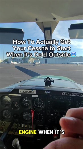 When you have to start your Cessna on a cold day, please stop cranking the starter and just praying for the best! When the engine’s cold-soaked, that fuel doesn’t want to vaporize. So next time try this. Leave the primer unlocked and keep priming as the prop is turning. This feeds the cylinders the fuel they actually need while the engine is trying to catch. Too little and it won’t fire. Too much and you’ll flood it. The key is smooth, steady strokes as it turns over, not panic pumping. When it 