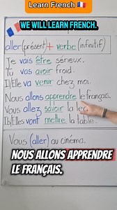 French Grammar Lesson: Using the Near Future Tense 🇨🇵☝️ In this short video, I demonstrate how to use the near future tense (futur proche) in French. I explain the formation of the tense using the verb "aller" (to go) followed by an infinitive verb. Through clear examples and easy-to-follow explanations, viewers will grasp how to express upcoming actions in French effortlessly. Whether you're a beginner or need a quick refresher, this video will help you master the futur proche and enhance you