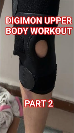 DIGIMON TIME STRANGER UPPER BODY WORKOUT PART 2 #weightloss #Fitness #gamer #digimon #shorts