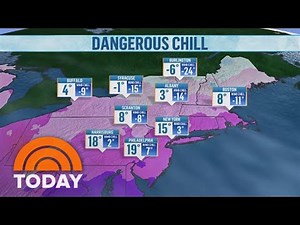 Record-Breaking Cold Weather Freezes The Northeast