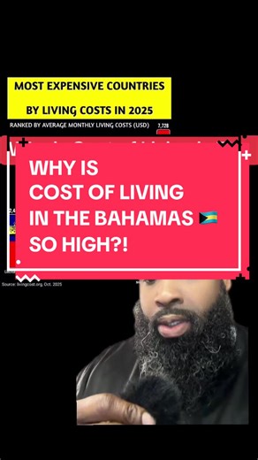Why does the cost of living feel so high in The Bahamas? 🇧🇸 This chart isn’t perfect, but it highlights some structural reasons many Bahamians experience every day. #bahamiantiktok🇧🇸 #bahamiantiktok #thebahamas #bahamas