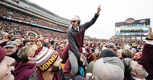 Giddy Gophers fans turn TCF Bank Stadium field, University of Minnesota neighborhoods into celebration zone