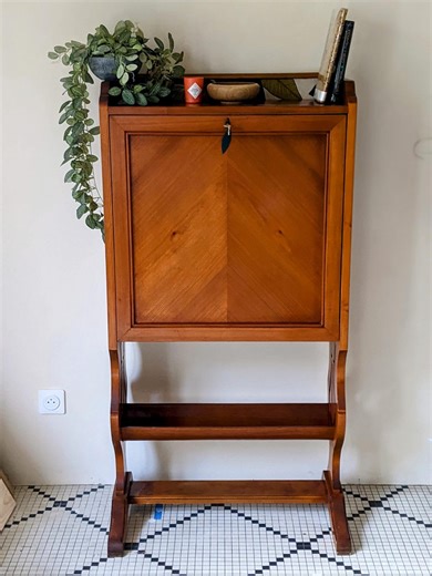 Antique Wooden Secretary Desk – Restored Vintage Furniture – French Secretary Desk With Storage - Etsy UK