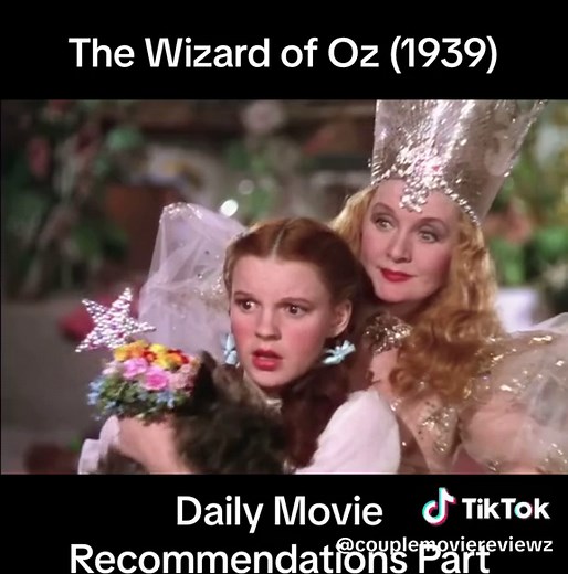 The Wizard of Oz (1939) Description: When a tornado rips through Kansas, Dorothy (Judy Garland) and her dog, Toto, are whisked away in their house to the land of Oz. They follow the Yellow Brick Road toward the Emerald City to meet the Wizard, and en route they meet a Scarecrow (Ray Bolger) that needs a brain, a Tin Man (Jack Haley) missing a heart, and a Cowardly Lion (Bert Lahr) who wants courage. Genre: Musical Director: Victor Fleming Notable Cast: Judy Garland, Frank Morgan, Ray Bolger, Ber