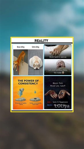 Reality Check 💀 | Boys vs Girls 60kg | Power of Consistency & Red Pill Blue Pill Meme#shorts