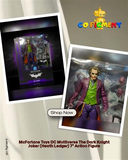 McFarlane Toys DC Multiverse The Dark Knight Joker (Heath Ledger) 7" Action Figure