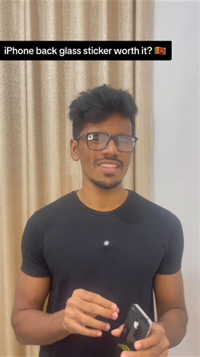 #iphone back glass sticker essential? sinhala review #apple