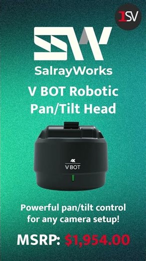SalrayWorks' V BOT – Precision Pan/Tilt Control for Pro Broadcast