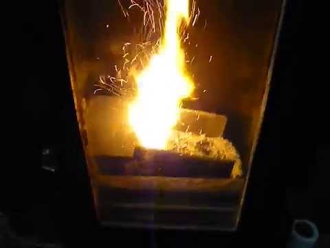 homemade coal stoker stove