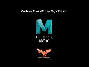 Cómo combinar Normal Map en Maya. Normal Map in Maya Tutorial