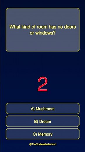 a room with no doors or windows? 🍄 #shorts #brainteaser #riddles