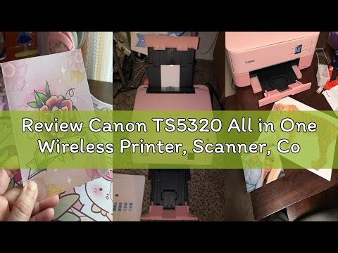 Review Canon TS5320 All in One Wireless Printer, Scanner, Copier with AirPrint, Black, Amazon Dash R