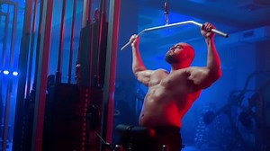 Bodybuilder Pumped Muscles Performing Technique Upper Stock Footage Video (100% Royalty-free) 1099177601 | Shutterstock