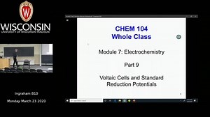 Module 7 Part 9 Voltaic Cells and Standard Reduction Potentials - Quiz