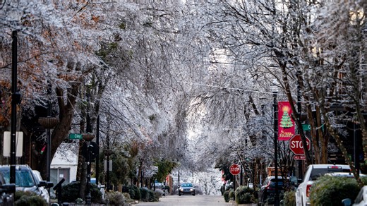 MS Delta, Vicksburg in photos after Winter Storm Fern buries area in ice