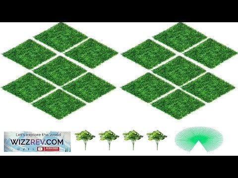 VEVOR Artificial Boxwood Panels 14 PCS 20 "x20 " Boxwood Hedge Wall Panels PE