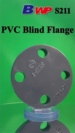 PVC Blind Flange. ASUNG Clean Flow Tech. BWP