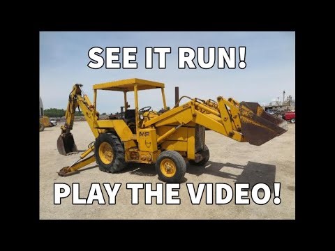 Massey Ferguson 60 Extendahoe Backhoe