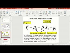 MINITAB:Simple and Non Linear Regression