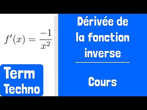 Cours : Dérivée de la fonction inverse