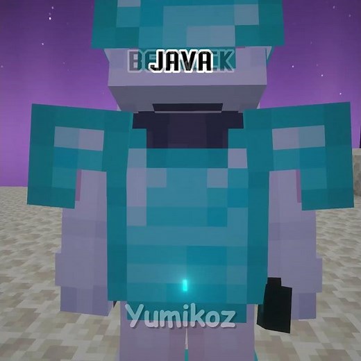 Java editon VS Bedrock edition 💀 #minecraft