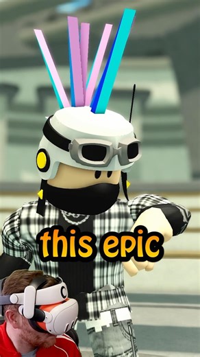 I made this hat for ROBLOX #roblox #vr