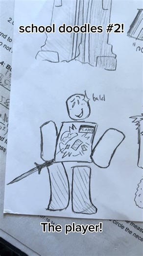 block tales edition - doodles! #art #rblx #blocktales