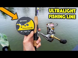 My Favorite Ultralight Fishing Line Yet! SPRO FINESSE BRAID