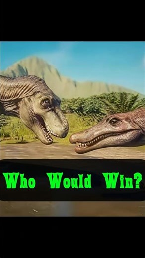 Trex Vs Spinosaurus Who would win #edit#fyp#viral#trend#shorts #dinosaur #facts #history #funfacts