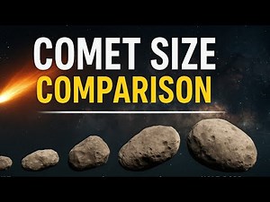 Real Size of Comets | Explained with 3D Visuals #comet #viral