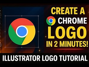 How to Make Google Chrome Logo in Just 2 Minutes | Illustrator Speed Logo Design Tutorial