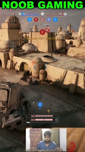 Noob vs Galactic War: Total Chaos in Space Battlefront/Star Wars: Battlefront 2 GAMEPLAY #starwars