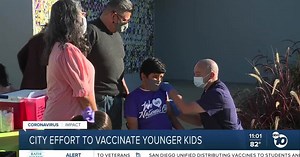 Students at Central Elementary in National City receive COVID-19 vaccine