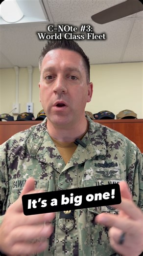 Breaking down C-NOte #3: “World-Class Fleet.” What the Navy is shifting toward, why it matters, and what it means for Sailors, leaders, and anyone watching U.S. maritime strategy. #Navy #MilitaryNews #NavyChief #Fleet #CNote #Defense #SailorTalk #Strategy #C-NOte | Fat Chief