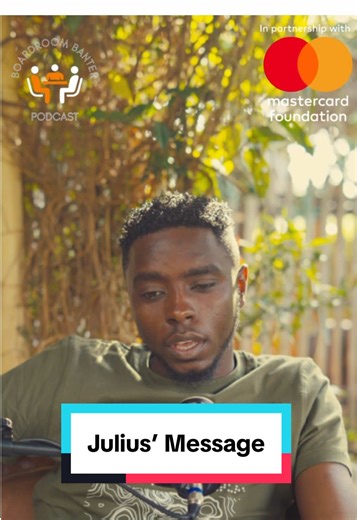 The blind visionary @julio🦯 invites you to catch up on his episode 😉🎙️ Search ‘Boardroom Banter’ on YouTube to tune in 🖥️🍿 #tiktokkenya #podcast #mastercardfoundation #iamunstoppable