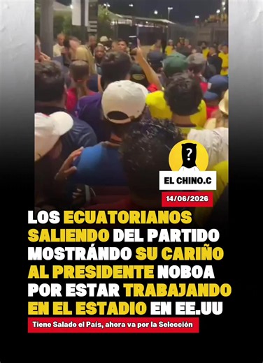 EE.UU || 🇪🇨💔 Los Ecuatorianos en El Estadio, le dieron todo el Cariño al Presidente Daniel Noboa, luego de su salida, Los Ecuatorianos deben despertar ante tanto abuso, se supone que en su decreto fue a trabajar o a pasear, para eso haga otro, como lo hizo cuando se fue de viaje a Europa y Listo. @Ecuador En Directo @Territorio 5 @Cromaclic #fueranoboa #Viral #ecuador🇪🇨 #eeuu
