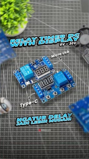 Bikin Alat Otomatis Jadi Gampang! Pakai Relay Timer Module⏱️ #timer #delay #diyprojects #trending