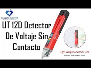 COMO SE USA Un Detector De Voltage SIN CONTACTO UT 12D
