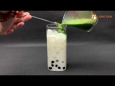 Sam Sam 66 How to Make The Best Matcha Boba Tea / Matcha Boba Recipe