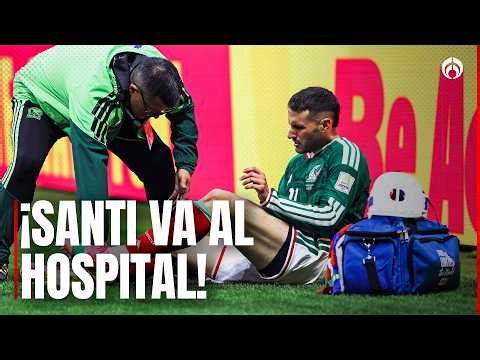 Santiago Giménez rushed to hospital in ambulance following Mexico's loss to England