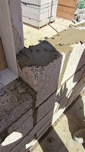 How to Properly set Frame clips #brick #brickwork #bricklaying #construction #work