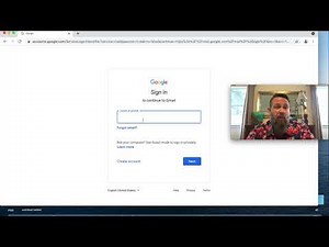 Gmail: Logging into your account.
